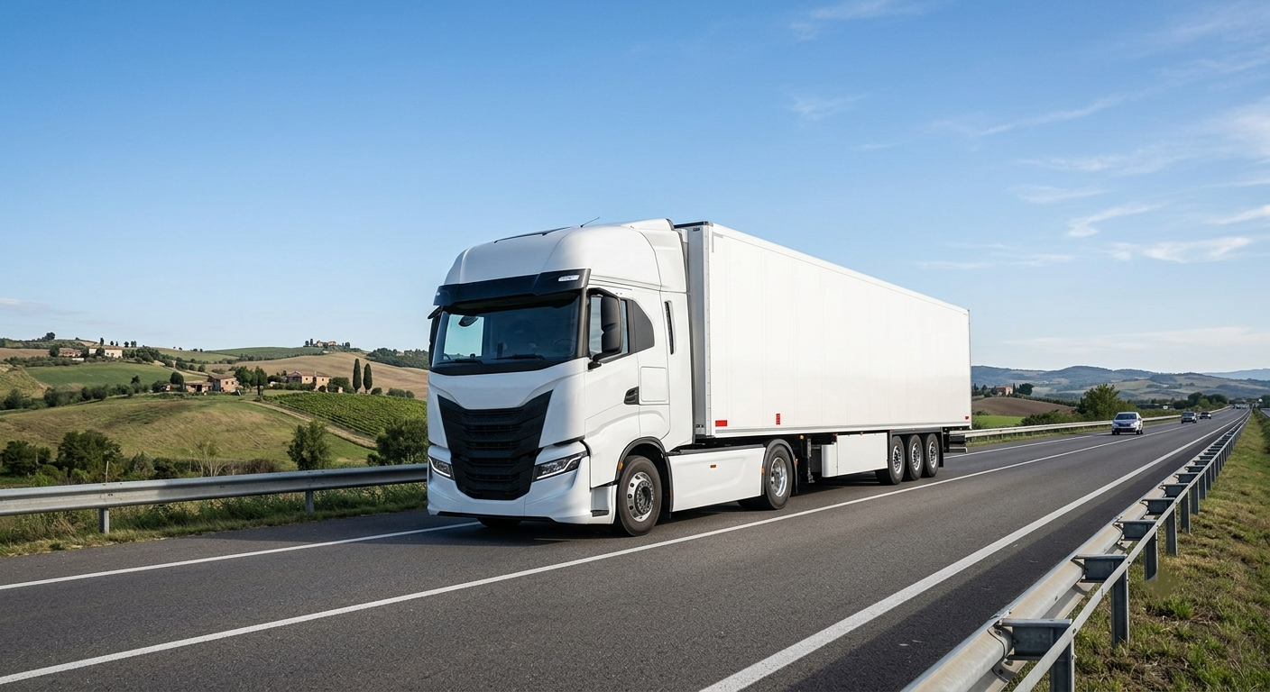 camion merci con patente CQC - autocarro e semirimorchio